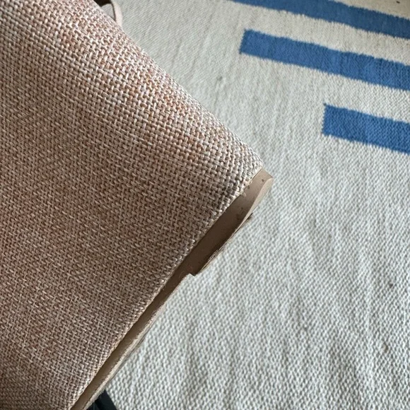 Jeffrey Campbell Ibiza Light Pink Woven Platform Wedge Sandals - Picture 6 of 7